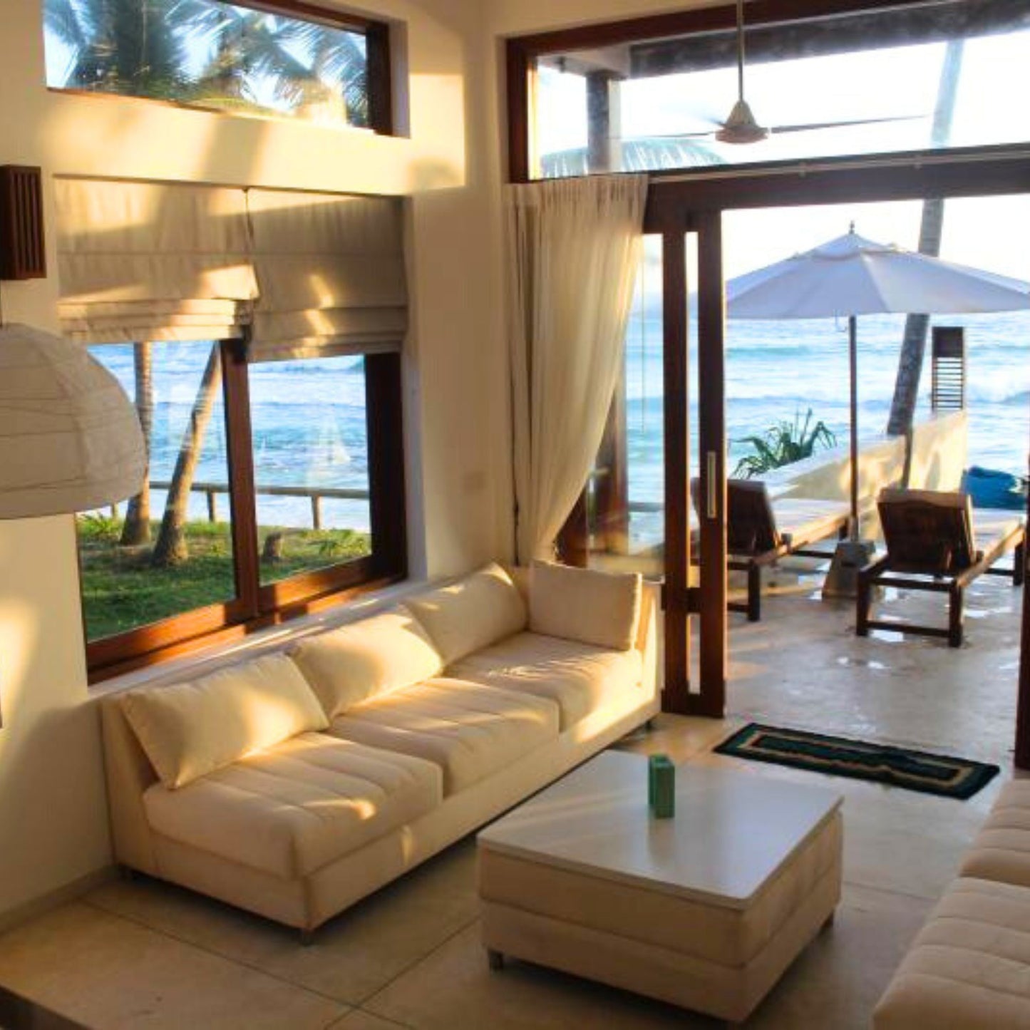 2 or 3 Days in a beachfront villa in Talpe: Premium rooms with sea view + swimming pool for 2 people