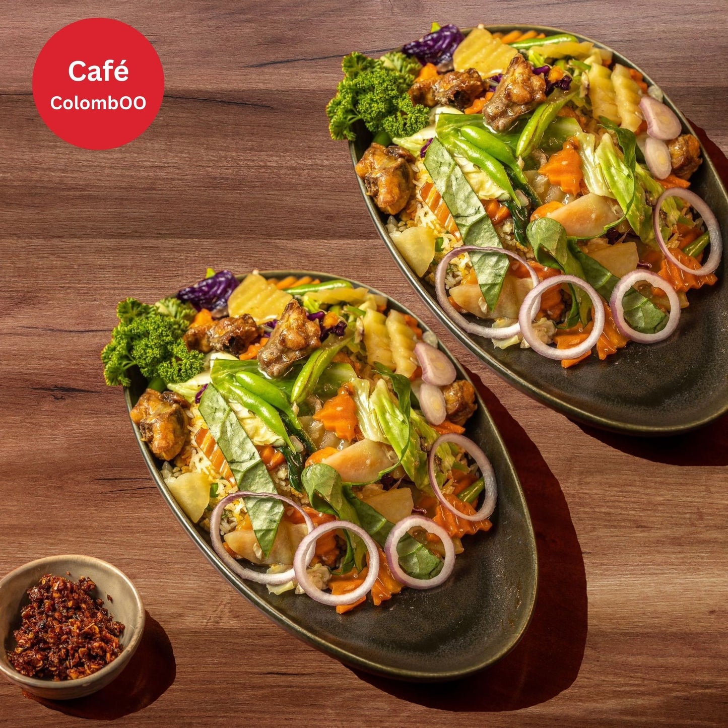 2 Chopsuey Rice and 2 Beverage with options to chose from at Cafe Colomboo