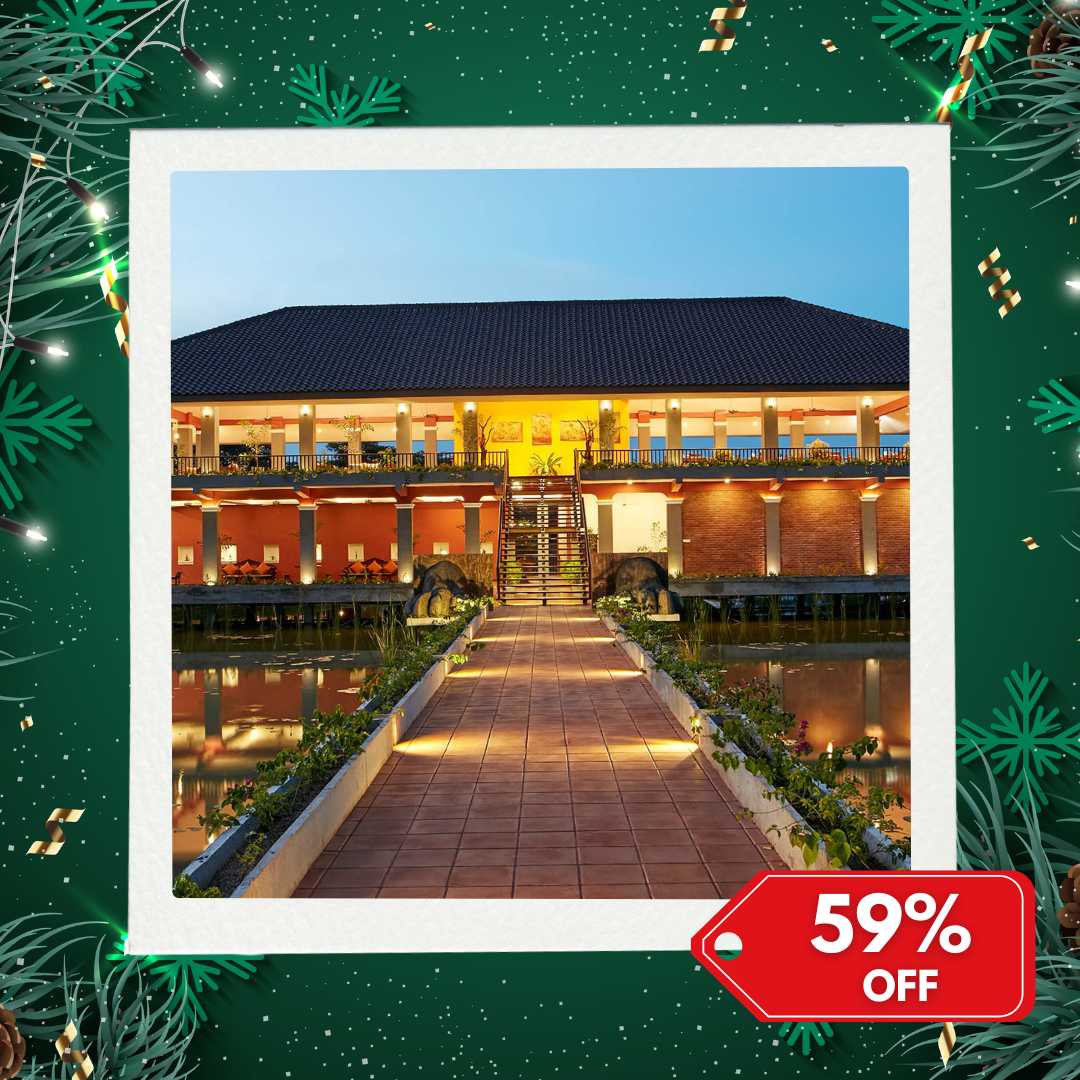 -59% offer for 3 or 4 Days with Private Jacuzzi, Full-board fine dining, Pools & Safari for 2 people