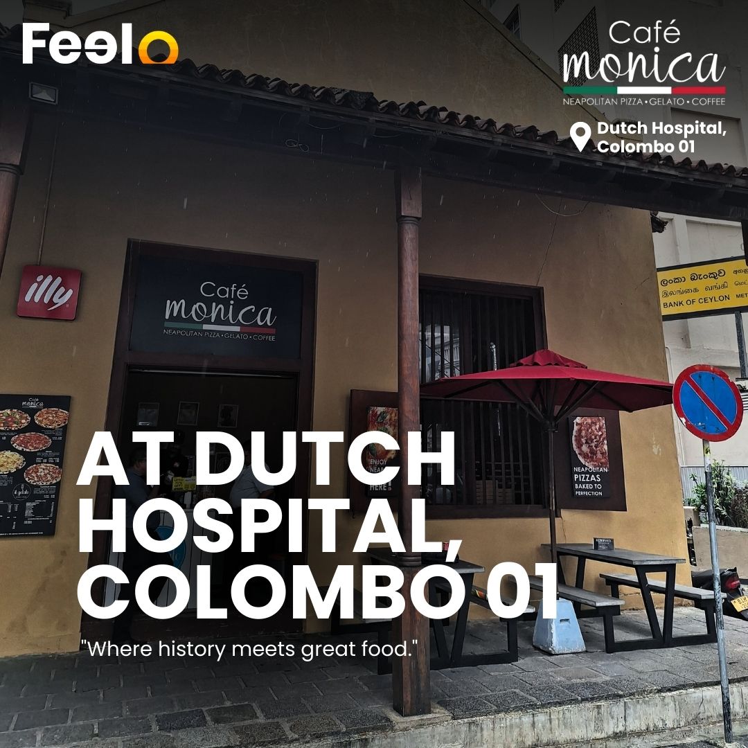 1x Choice of 12 - inch Pizza in Cafe Monica - Dutch Hospital - Cafe Monica Sri Lanka, Colombo 01 | Feelo