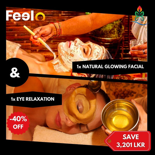 1x Natural Glowing Facial & Eye Relaxation - Harendra Ayurveda, Athurugiriya | Feelo