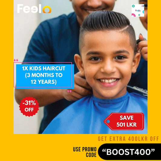 1x Stylish Kids Haircut in a Children-friendly Surrounding - Poddo Hair Studio, Sri Jayawardenepura Kotte | Feelo