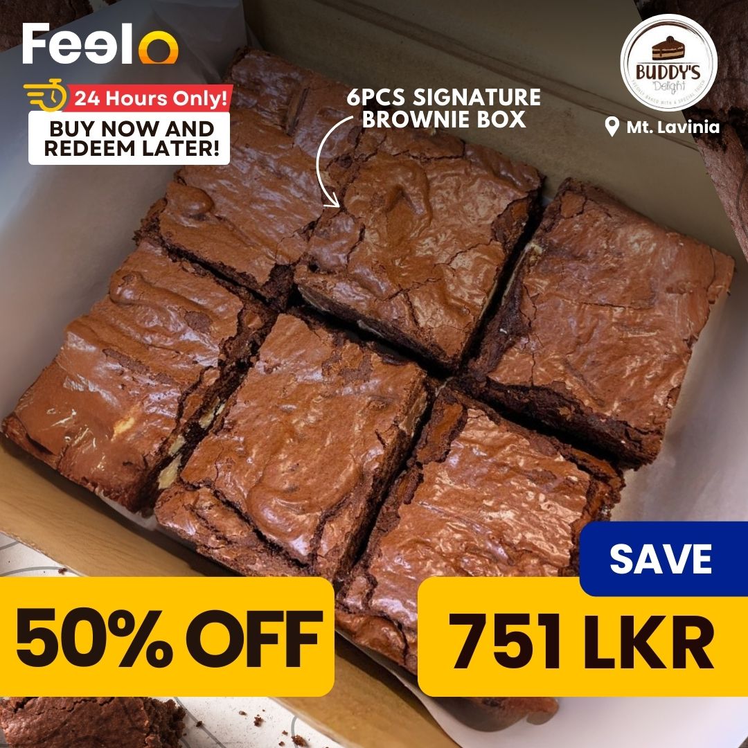 6pcs Signature Brownie Box from Buddy's Delight - Buddy's Delight, Mt.Lavinia | Feelo