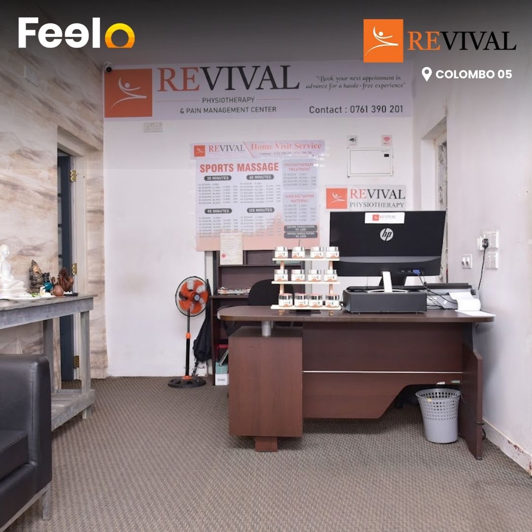 90 Min Full Body Deep Tissue Sports Massage for 2 People or 1 Person at Revival Physiotherapy & Pain Management Center | Colombo 05 - Revival Physiotherapy & Pain Management Center, Colombo 05 | Feelo
