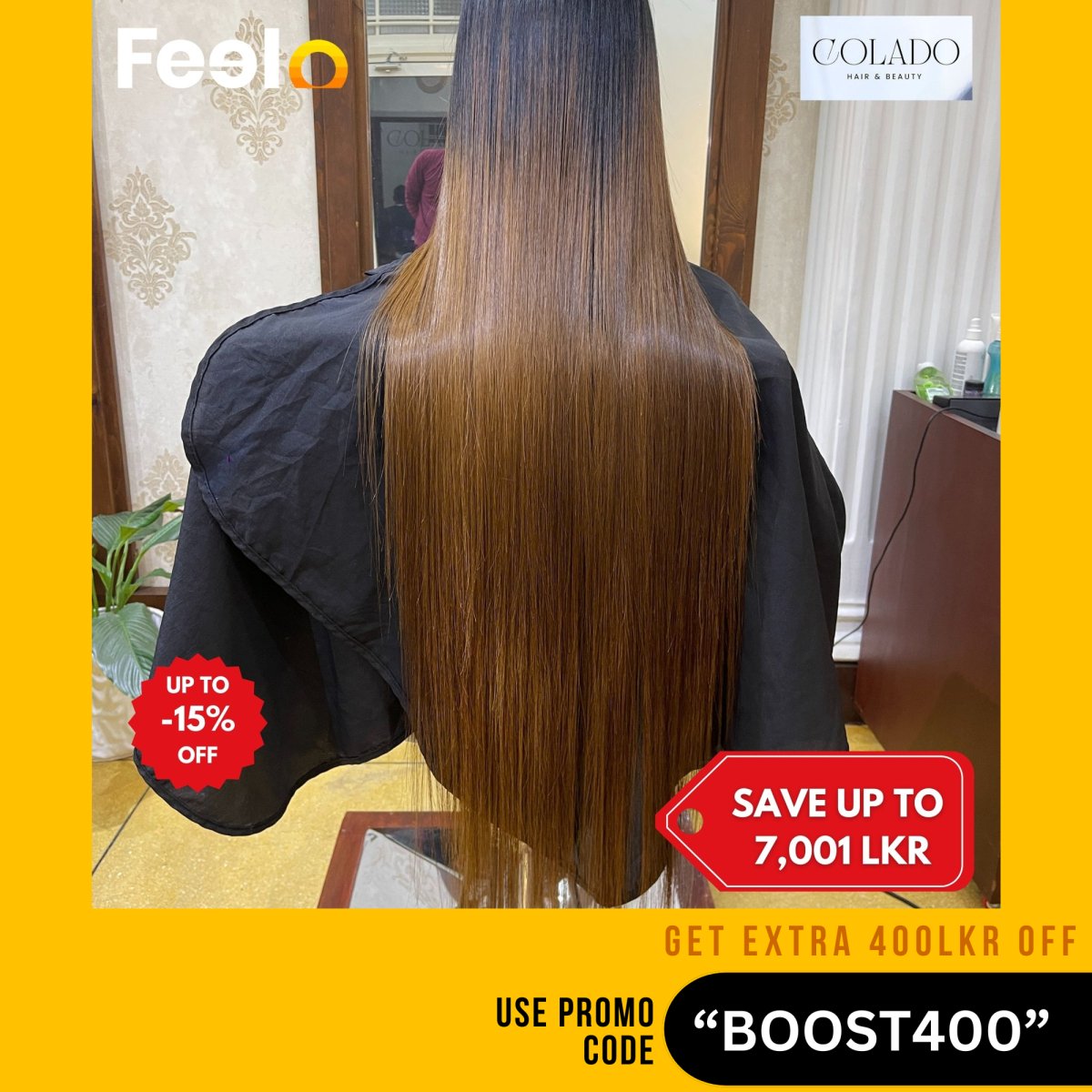Fabulous Keratin Hair Treatment for 1 person: For different hair lengths - COLADO Hair & Beauty, Nugegoda | Feelo