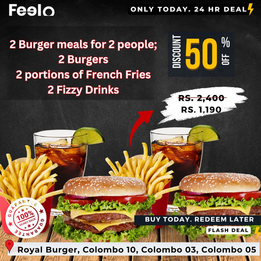 Feelo sold 430 vouchers only in 24 hours for Royal Burger - Feelo