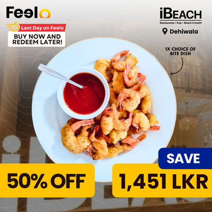1x Choice of Delicious Bite Dish from iBeach Restaurant
