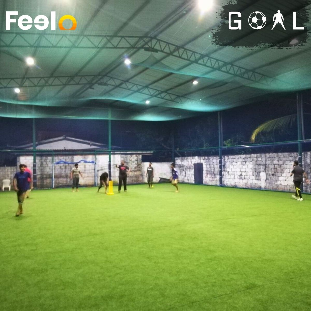 1 - Hour Court Rental at Goal, IDH - Dehiwala with Cricket & Football Gear - Goal at IDH - Dehiwala | Feelo