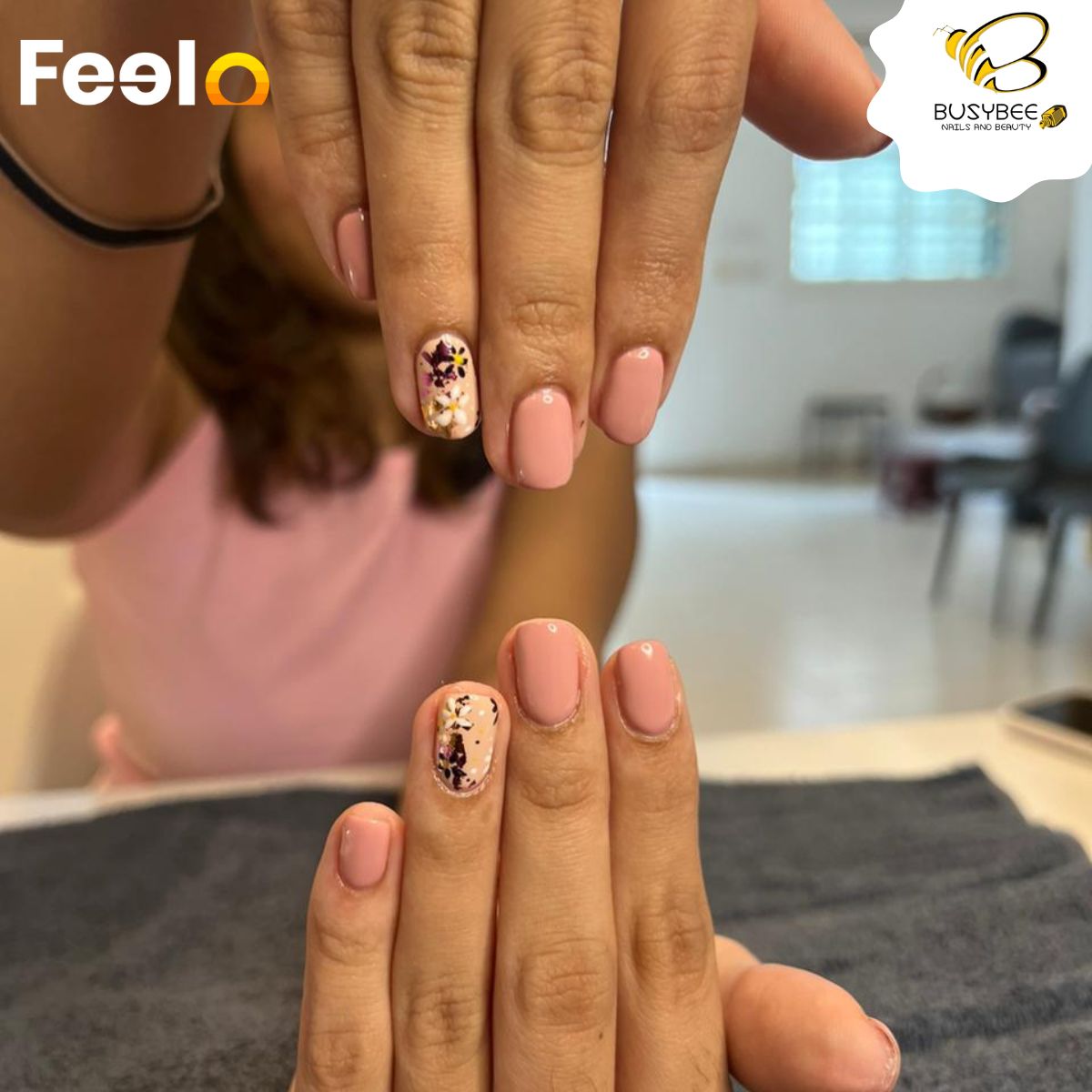 1 - Hour Gel Manicure with Relaxing Massage at Busybee Nails & Beauty - BusyBee Nails and Beauty | Feelo