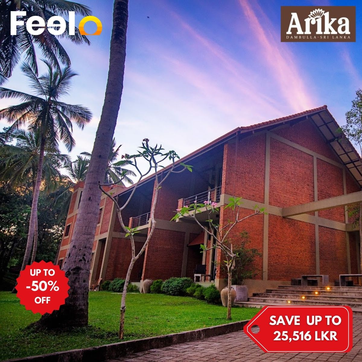 1 Night Full - Board Jungle Getaway for 2 People at Arika Villa - Arika Villa | Feelo