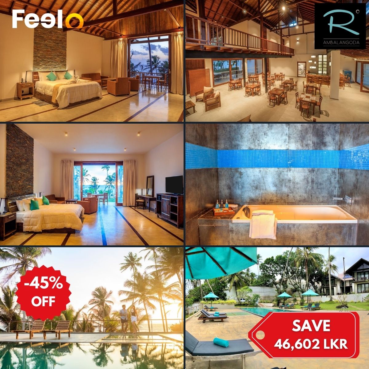 1 Night Full Board Luxury Stay with Pool Access for 2 people at R Degree Luxury Boutique Hotel - R Degree Luxury Boutique Hotel | Feelo