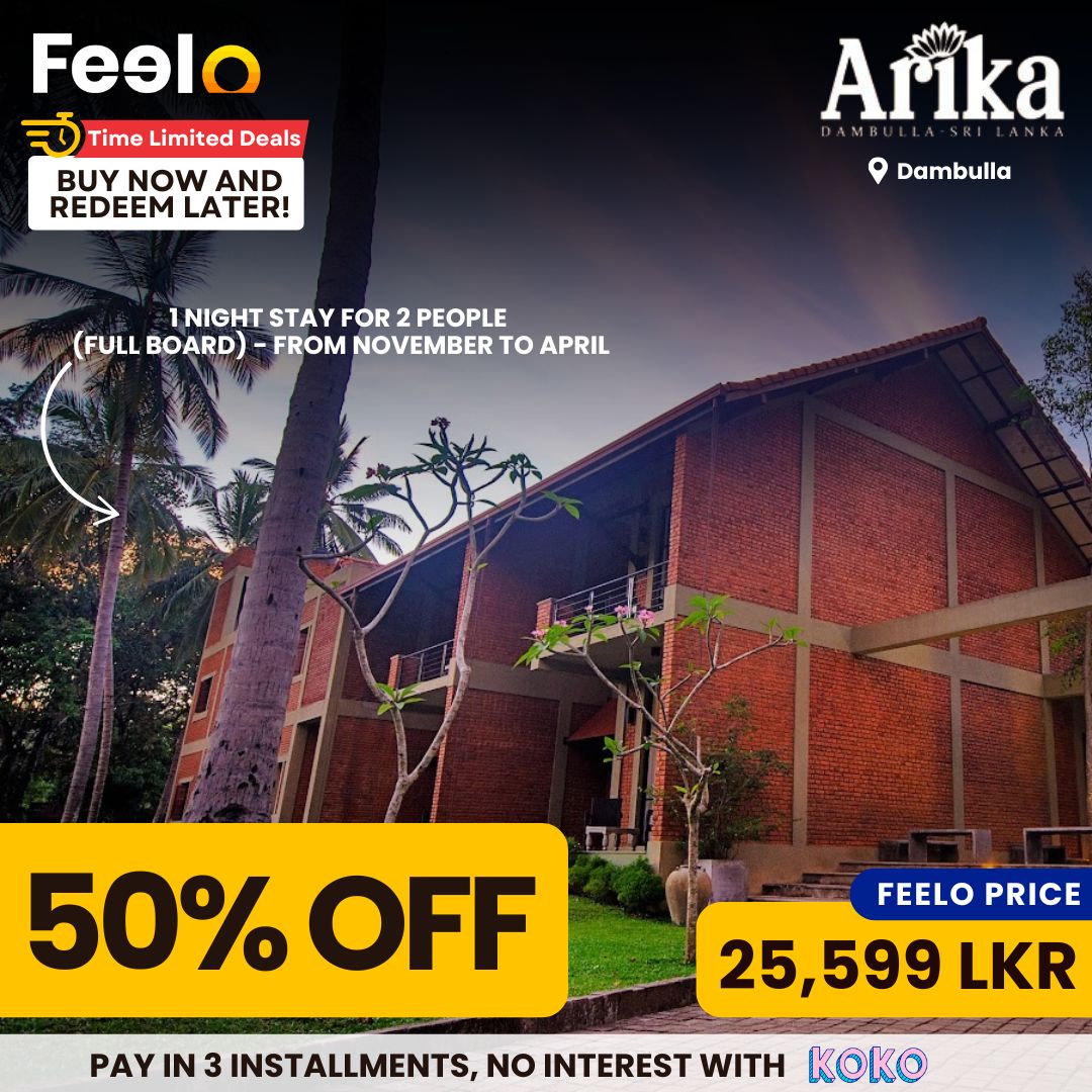 1 - Night Full - Board Stay for 2 people at Arika Villa | Dambulla - Arika Villa, Dambulla | Feelo