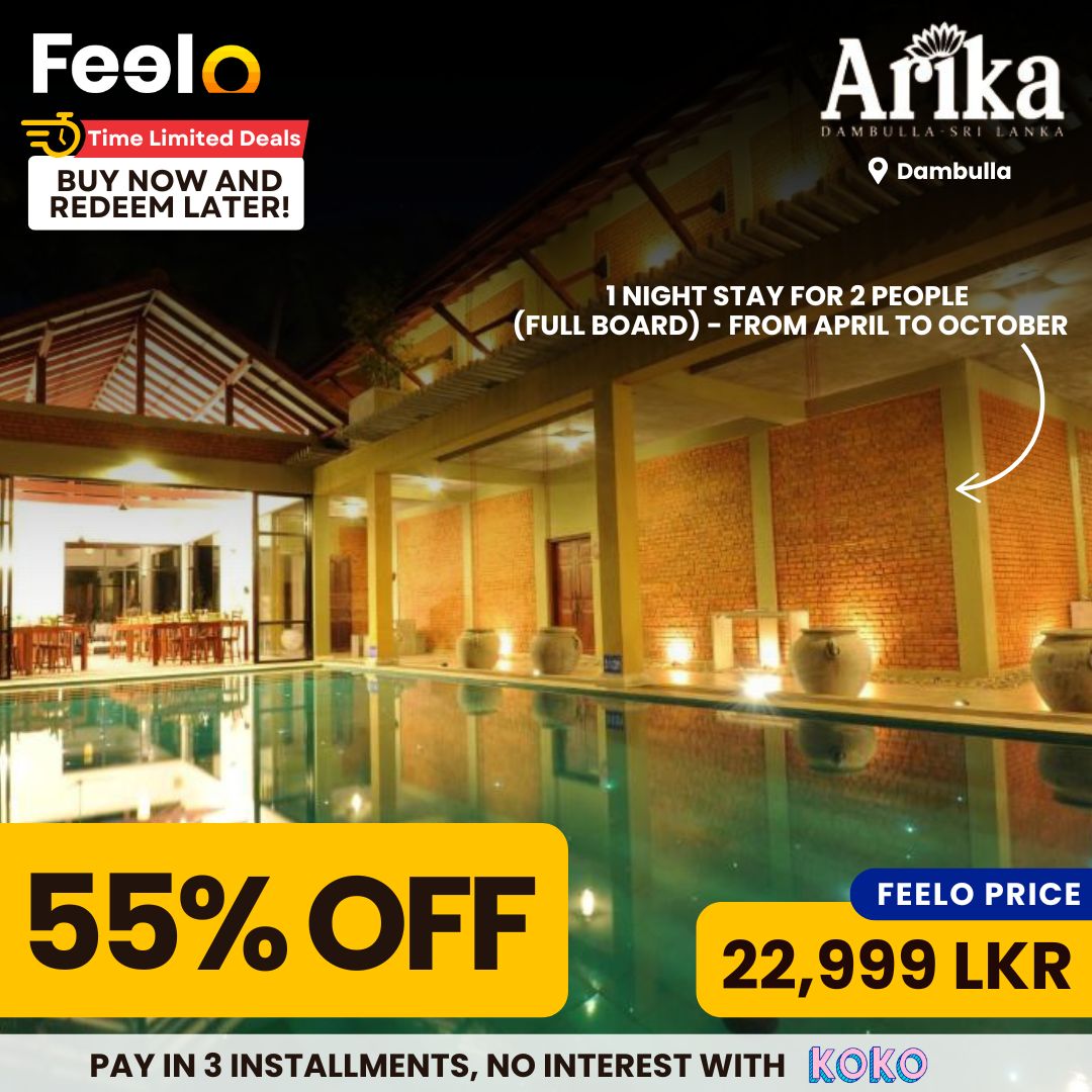 1 - Night Full - Board Stay for 2 people at Arika Villa | Dambulla - Arika Villa, Dambulla | Feelo