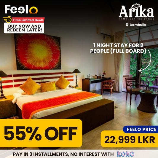 1 - Night Full - Board Stay for 2 people at Arika Villa | Dambulla - Arika Villa, Dambulla | Feelo