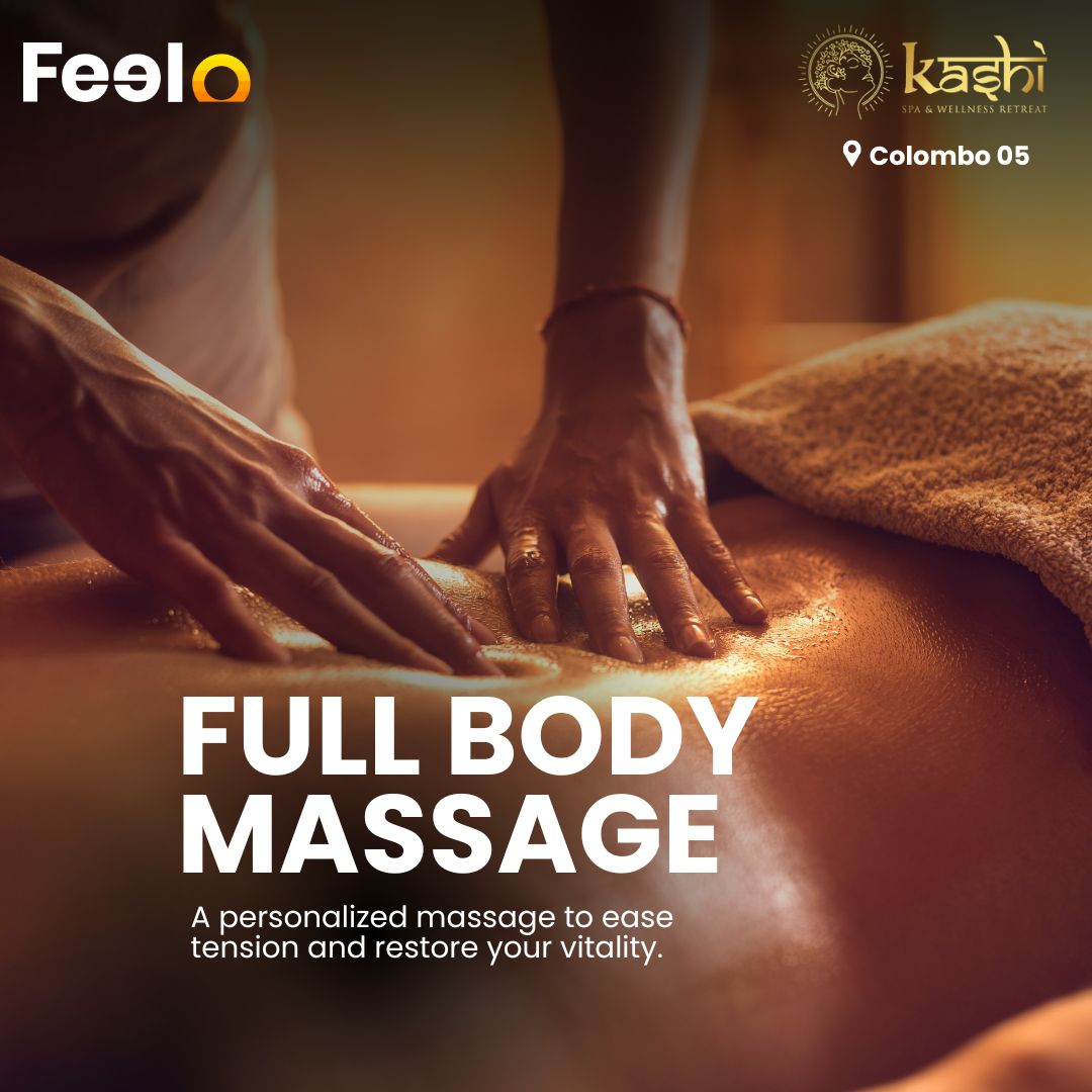 100mins Relaxation Package: Full Body Massage, Steam Bath & Ayurvedic Consultation from Kashi Spa | Colombo 05 - Kashi Spa and Wellness Retreat, Colombo 05 | Feelo