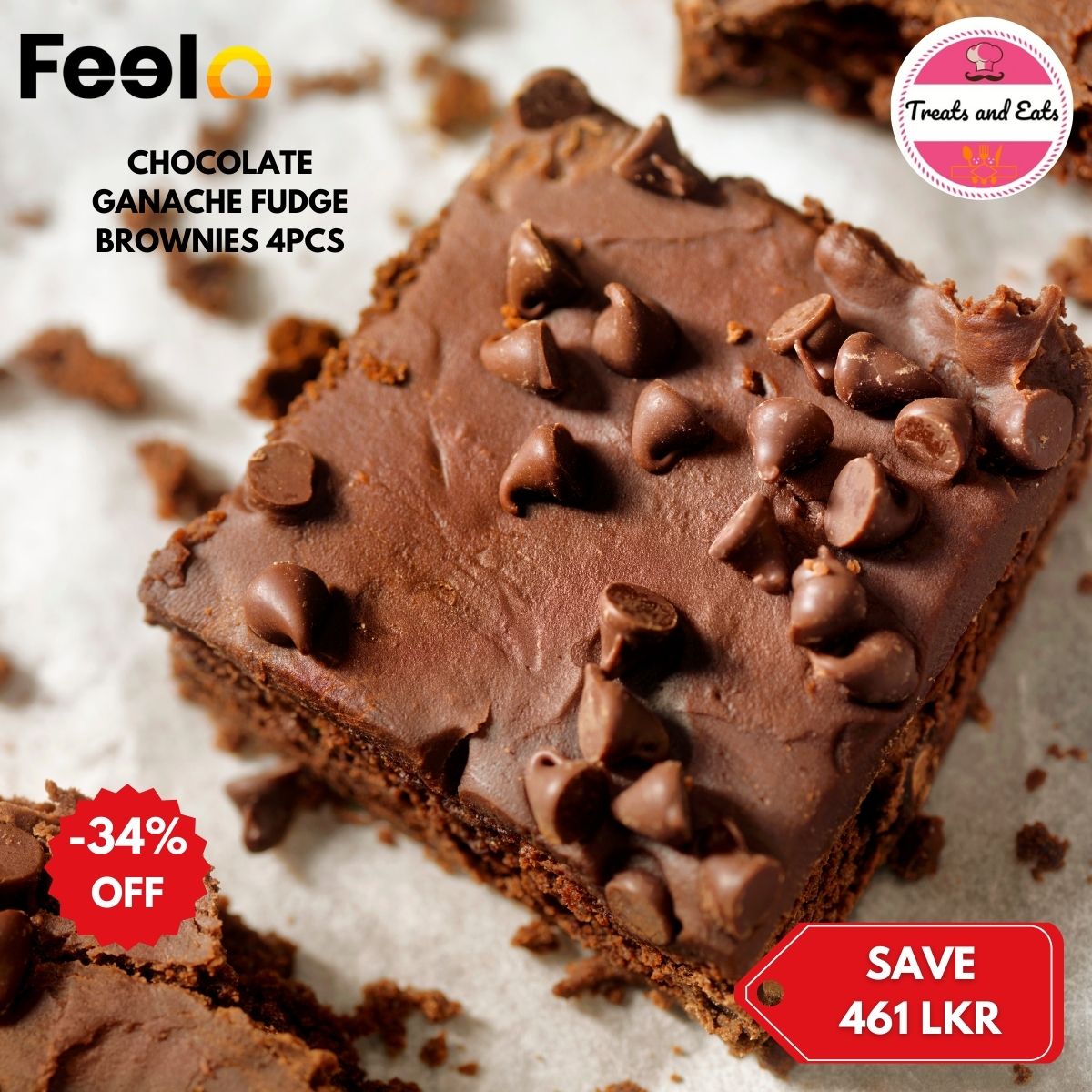 1x Assorted Brownie Selection: Choose Your Treats from Treats and Eats - Treats and Eats | Feelo