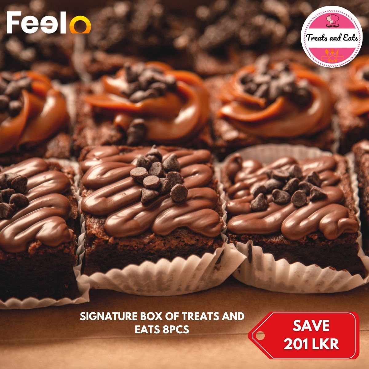 1x Assorted Brownie Selection: Choose Your Treats from Treats and Eats - Treats and Eats | Feelo