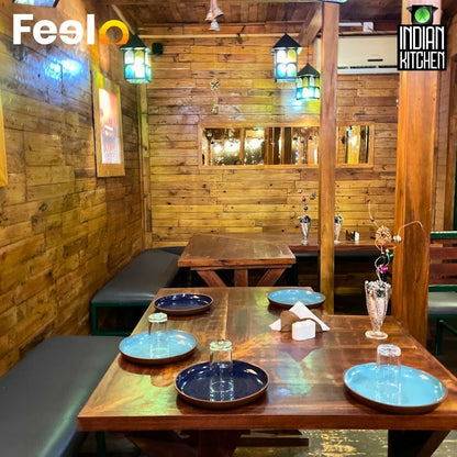 1x Butter Naan, 1x Jeera or Garlic Rice, 1x Chicken Chettinad with a 1x Welcome drink - Kulki Sarabath and 1x Dessert - INDIAN KITCHEN, Colombo 03 | Feelo