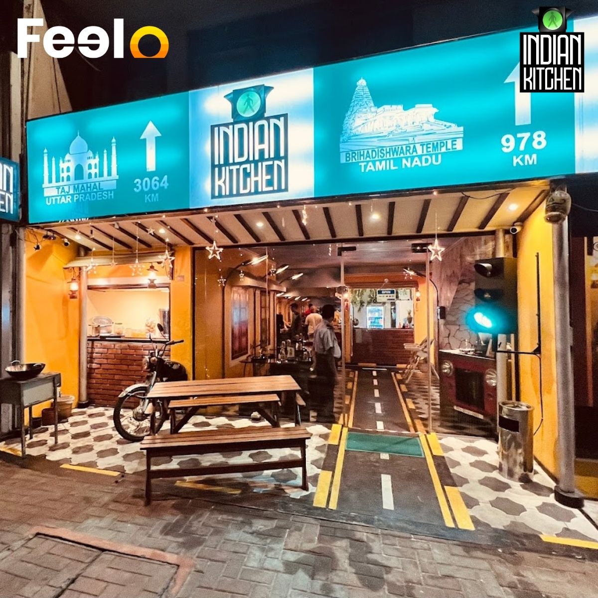 1x Butter Naan, 1x Jeera or Garlic Rice, 1x Chicken Chettinad with a 1x Welcome drink - Kulki Sarabath and 1x Dessert - INDIAN KITCHEN, Colombo 03 | Feelo