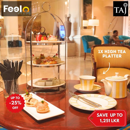 1x Ceylon, Mumbai, or Classic English High Tea Platter from Taj Samudra Colombo - Taj Samudra - Colombo | Feelo