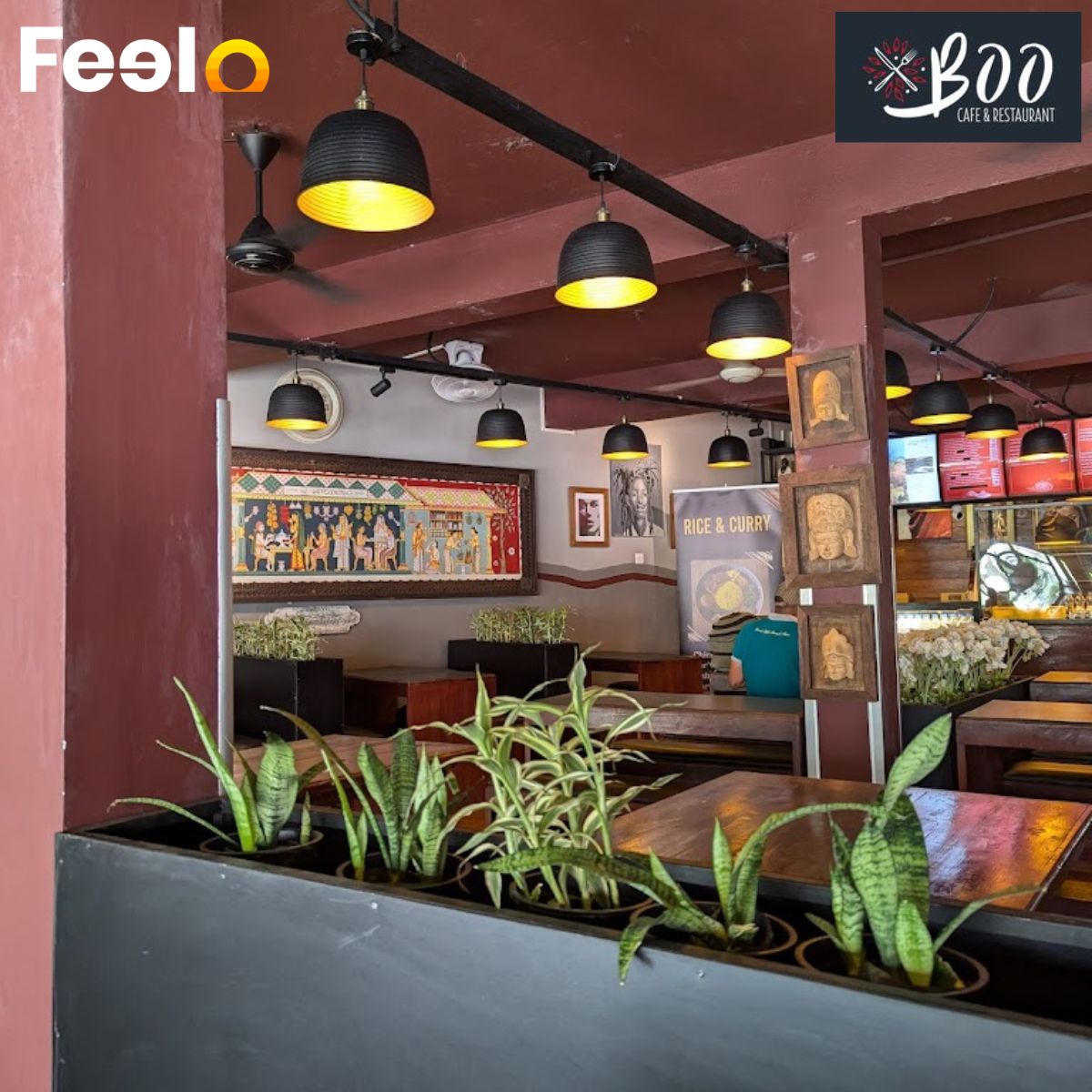 1x Chicken or Beef Burger from BOO Cafè & Restaurant - BOO Cafè & Restaurant, Nugegoda | Feelo