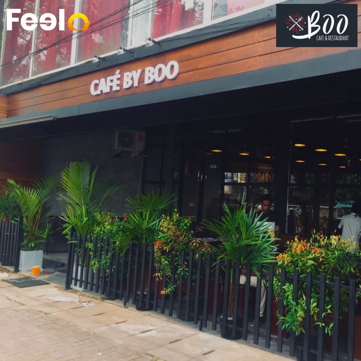 1x Chicken or Beef Burger from BOO Cafè & Restaurant - BOO Cafè & Restaurant, Nugegoda | Feelo