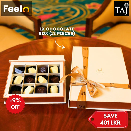 1x Chocolate Box (12 pieces) from Taj Samudra Colombo - Taj Samudra - Colombo | Feelo