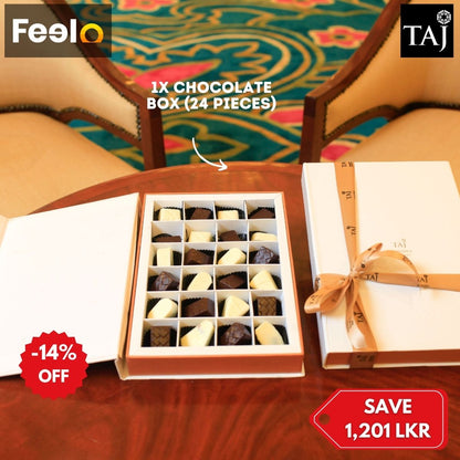 1x Chocolate Box (24 pieces) from Taj Samudra Colombo - Taj Samudra - Colombo | Feelo