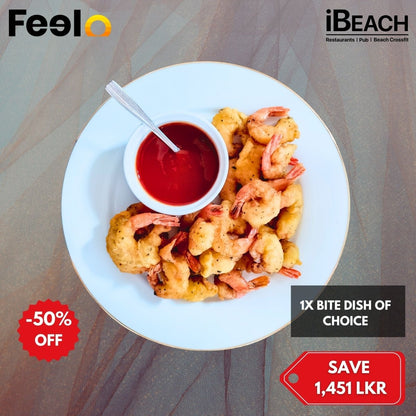 1x Choice of Delicious Bite Dish from IBEACH Restaurant - IBEACH Restaurent, 39/6, Frazer Avenue, Dehiwala, Sri Lanka | Feelo