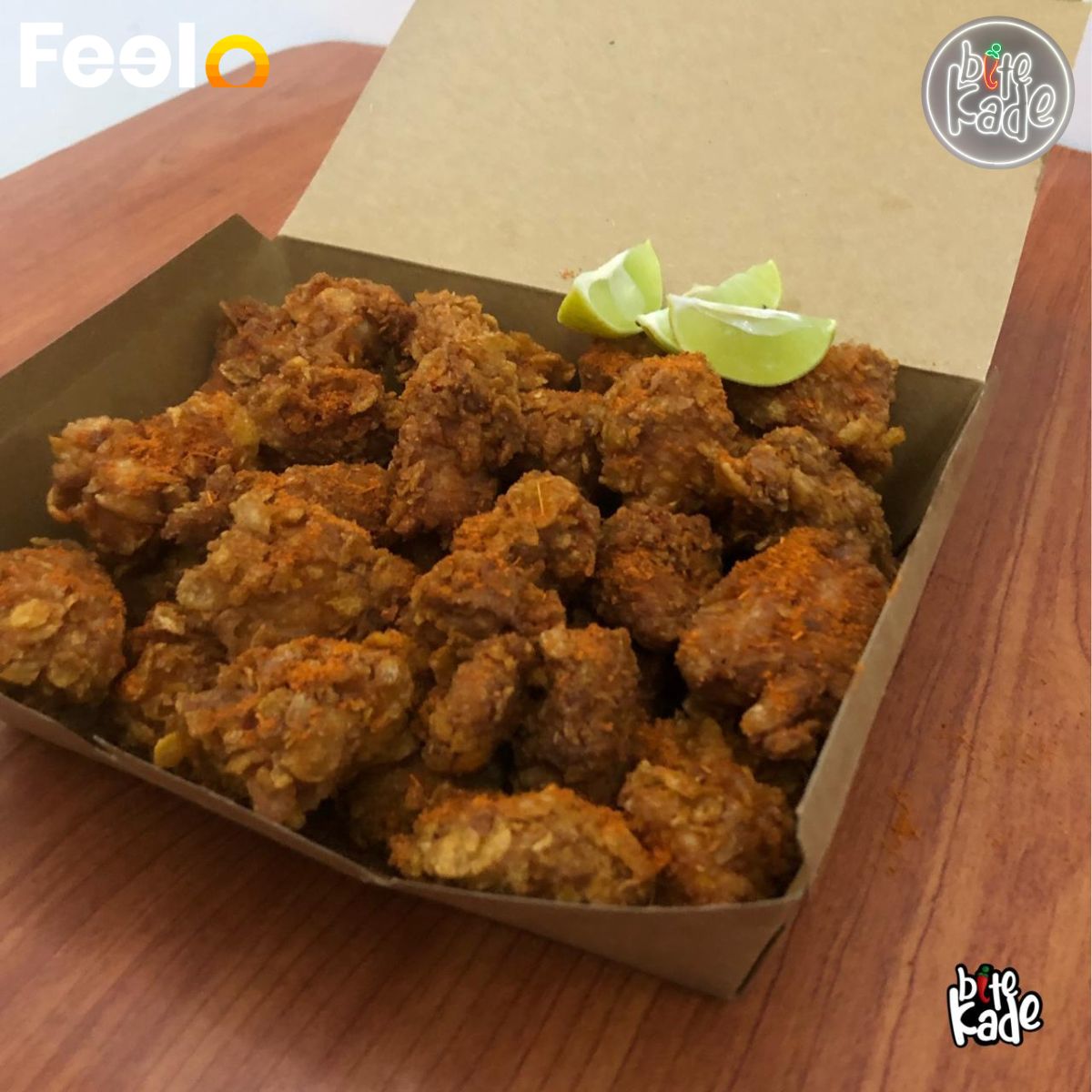 1x Crispy Popcorn Chicken & 1x Spicy Kochchi Sausage from Bite Kade - Bite Kade, Nugegoda | Feelo