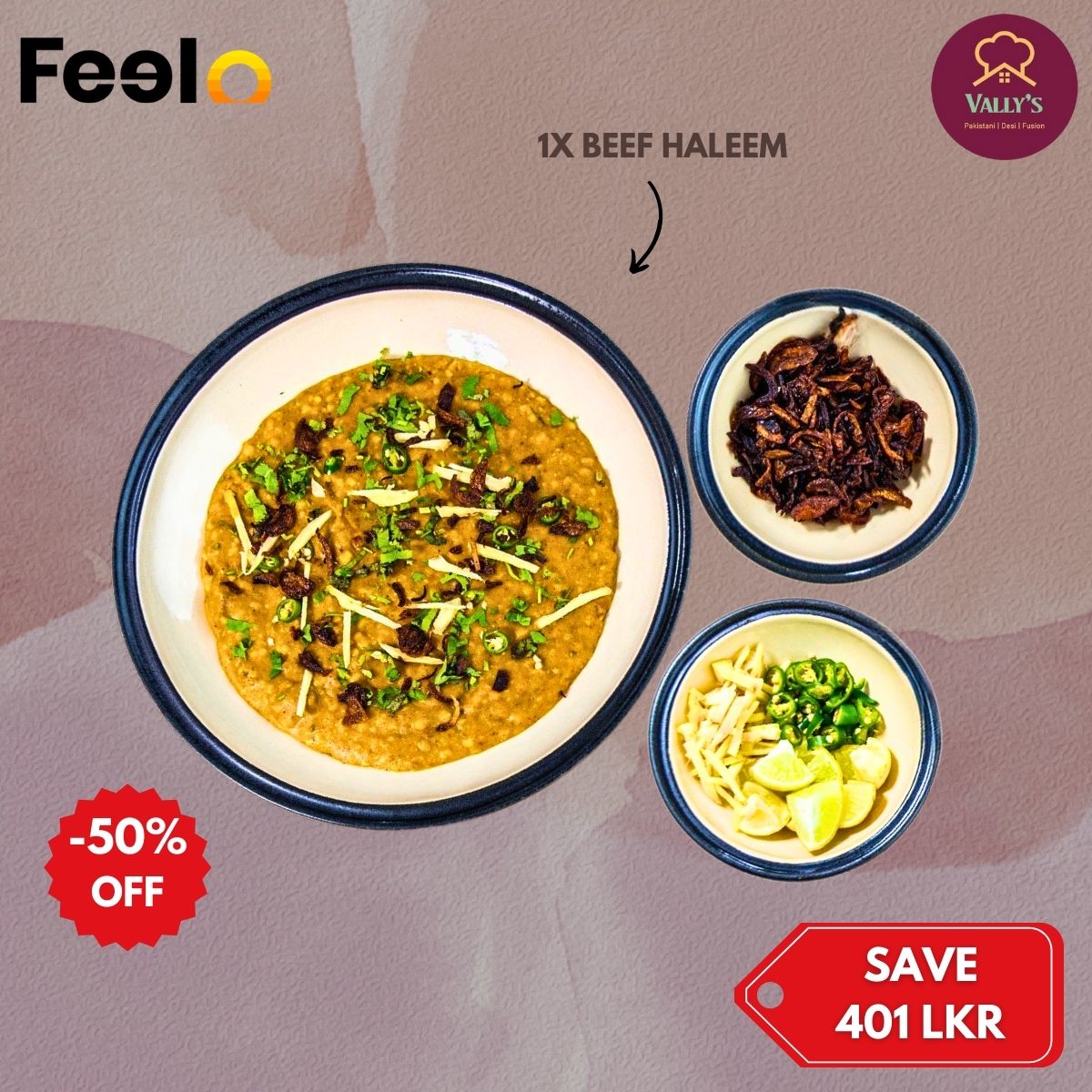 1x Delicious Beef Haleem from Vally’s - Vally’s, Nawala | Feelo