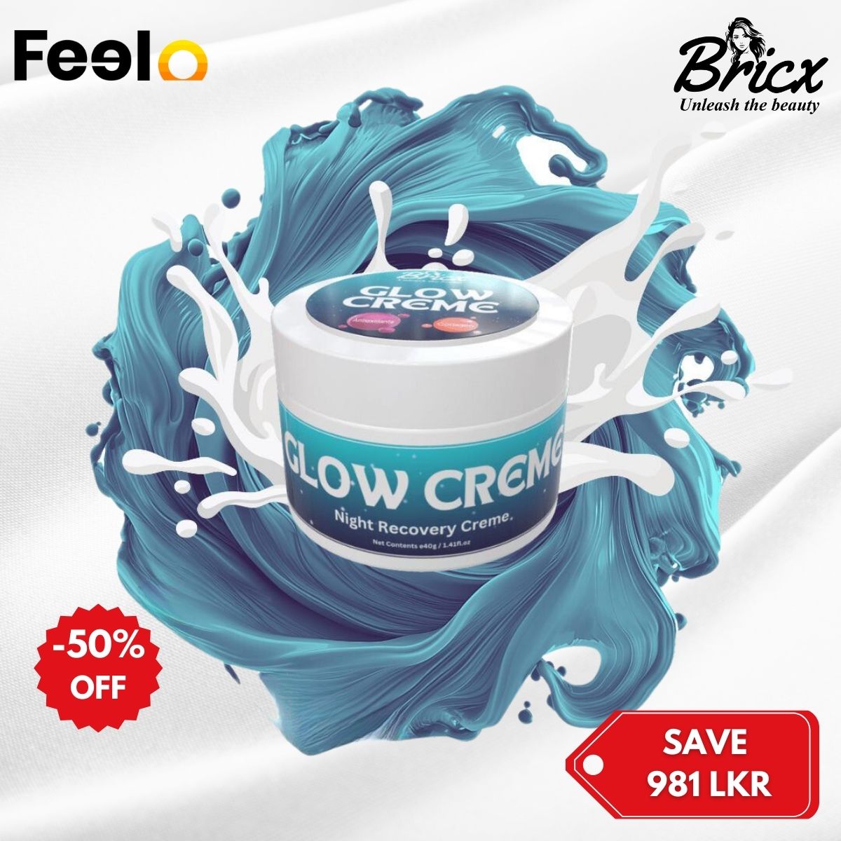 1x Glow Creme from Bricx for Radiant Skin - Bricx | Feelo