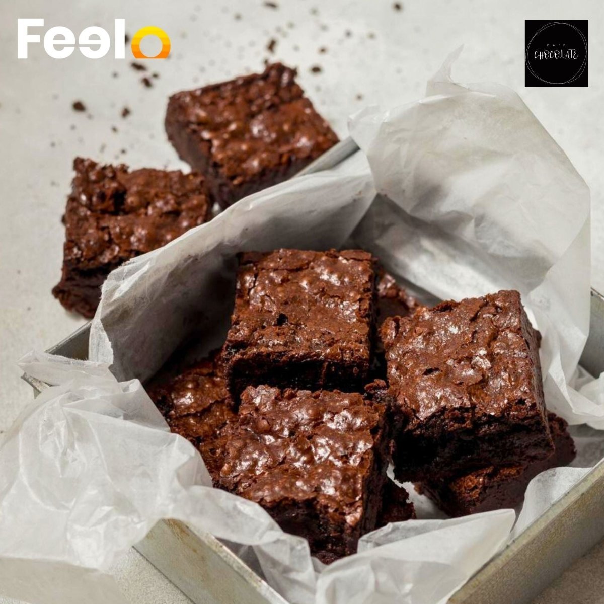 1x Homemade Classic Brownie in an Inviting Environment - Café Chocolate, Colombo 05 | Feelo