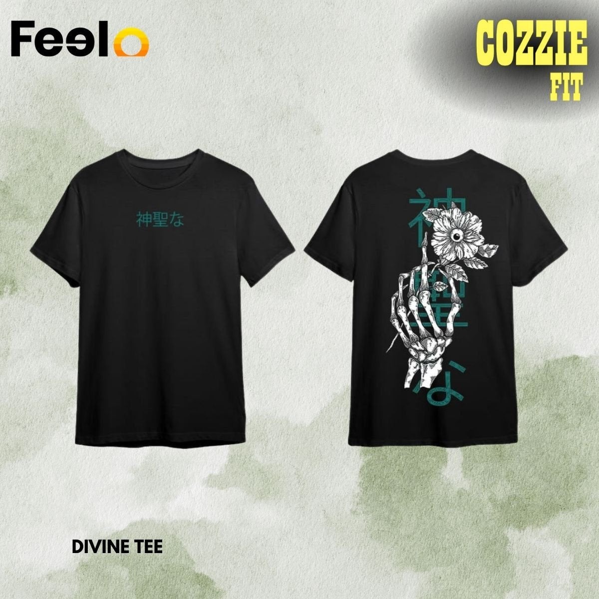 1x Medium Sized or Oversized Graphic T-Shirt from COZZIE FIT - COZZIE FIT | Feelo