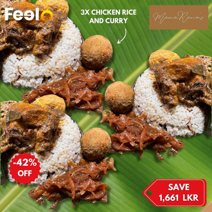 1x or 2x or 3x MAMA RANA'S Chicken Rice and Curry - Mama Rana's, Lake Dr, Colombo 00800 | Feelo