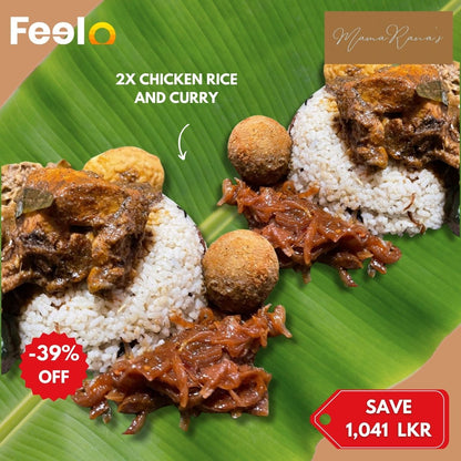 1x or 2x or 3x MAMA RANA'S Chicken Rice and Curry - Mama Rana's, Lake Dr, Colombo 00800 | Feelo