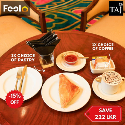 1x Pastry & 1x Coffee Perfection from Taj Samudra Colombo - Taj Samudra - Colombo | Feelo