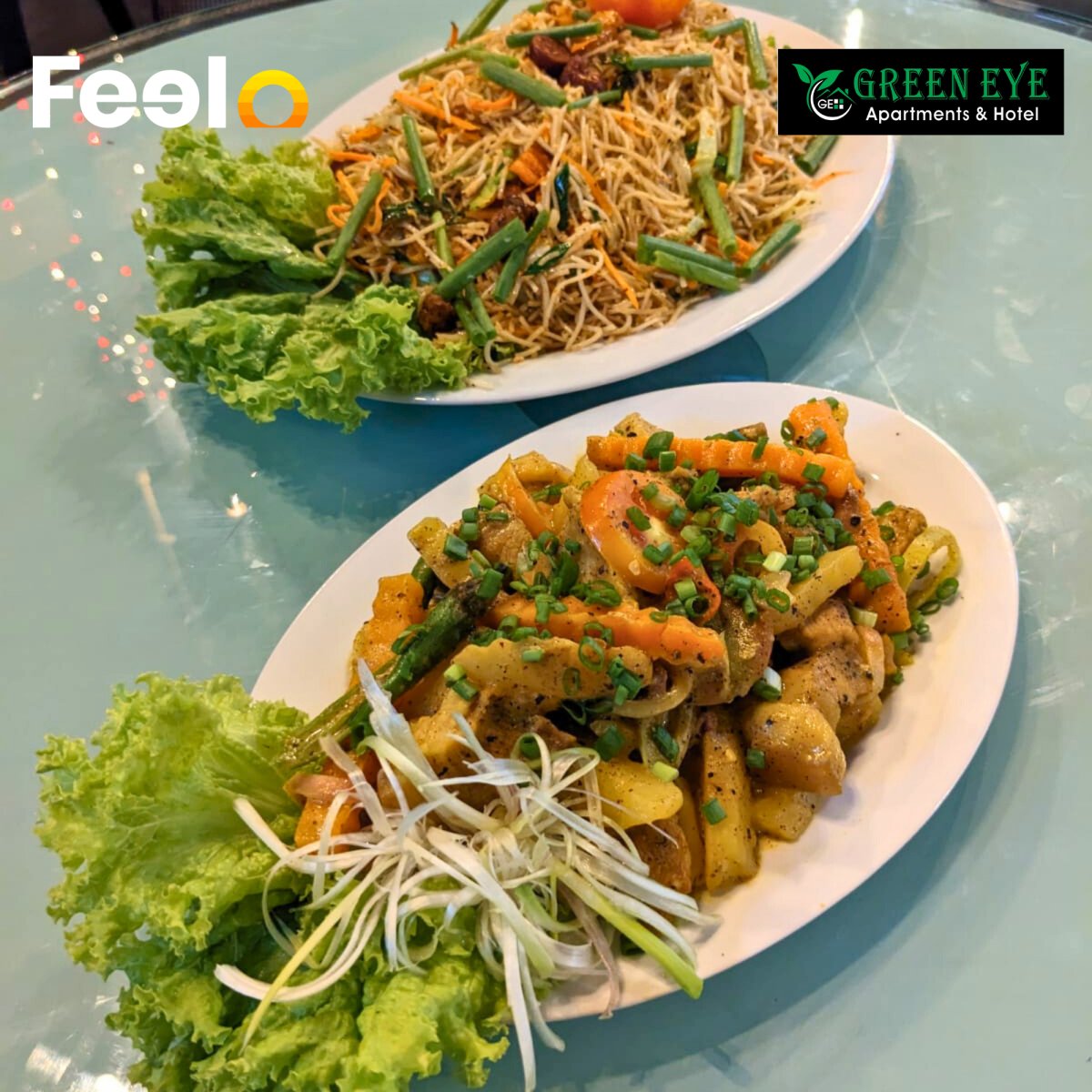 1x Pork or Beef dish + 1x Mixed dish of your choice for 2 people - Green Eye Appartements & Hotel, Boralesgamuwa | Feelo