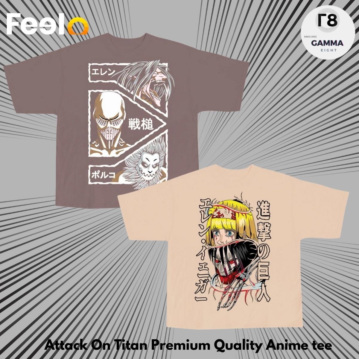 1x Premium Quality Anime T - Shirt of Choice for Anime Fans - GAMMA8 CLOTHING | Feelo