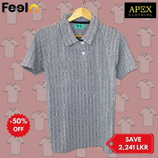 1x Premium Rib Knitted Cotton Men’s T-Shirt from APEX - APEX CLOTHING | Feelo