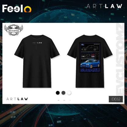 1x REV.CUSTOM Car Graphic T-Shirt of Choice from ARTLAW - ARTLAW | Feelo