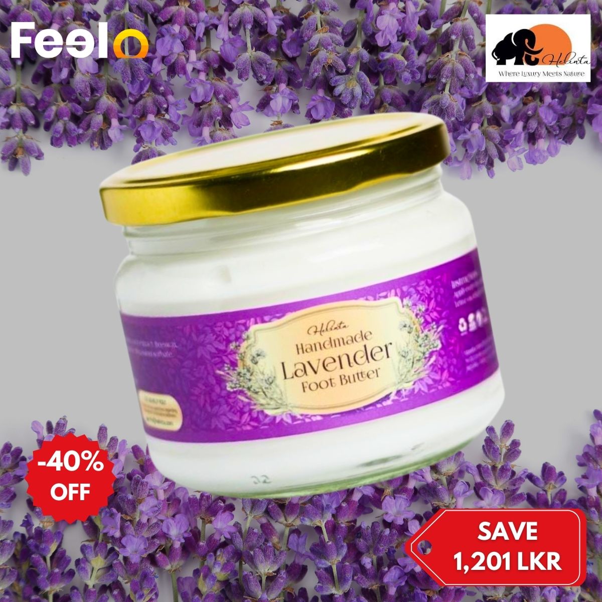 1x Softening Lavender Foot Butter from Helinta Products - HELINTA PRODUCTS BY HERITANCY MANUFACTURERS | Feelo