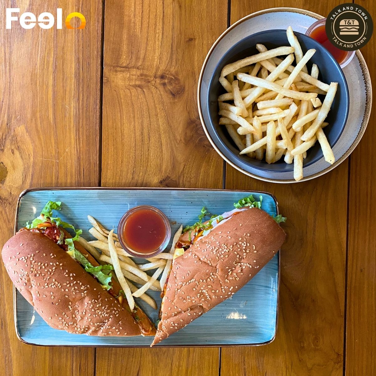 1x Spicy Chicken Sub and 1x Fries from Talk N Town - Talk N Town, Dehiwala, Sri Lanka | Feelo