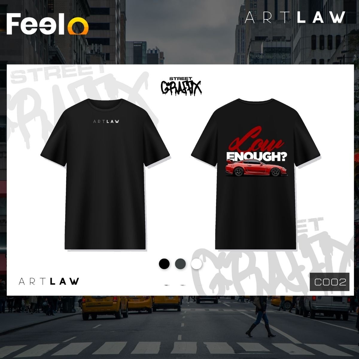 1x STREET GRAFFIX T-Shirt of Choice from ARTLAW - ARTLAW | Feelo