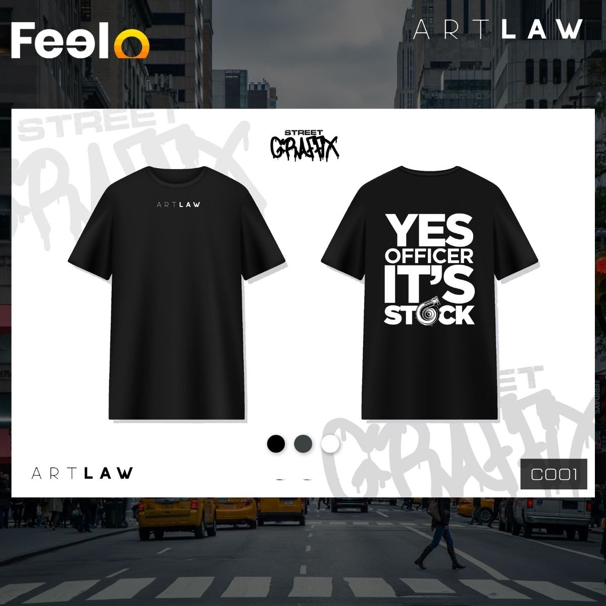 1x STREET GRAFFIX T-Shirt of Choice from ARTLAW - ARTLAW | Feelo