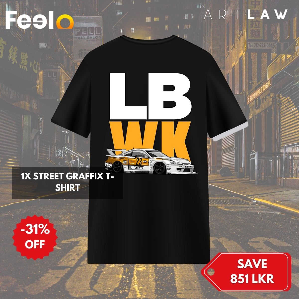 1x STREET GRAFFIX T-Shirt of Choice from ARTLAW - ARTLAW | Feelo