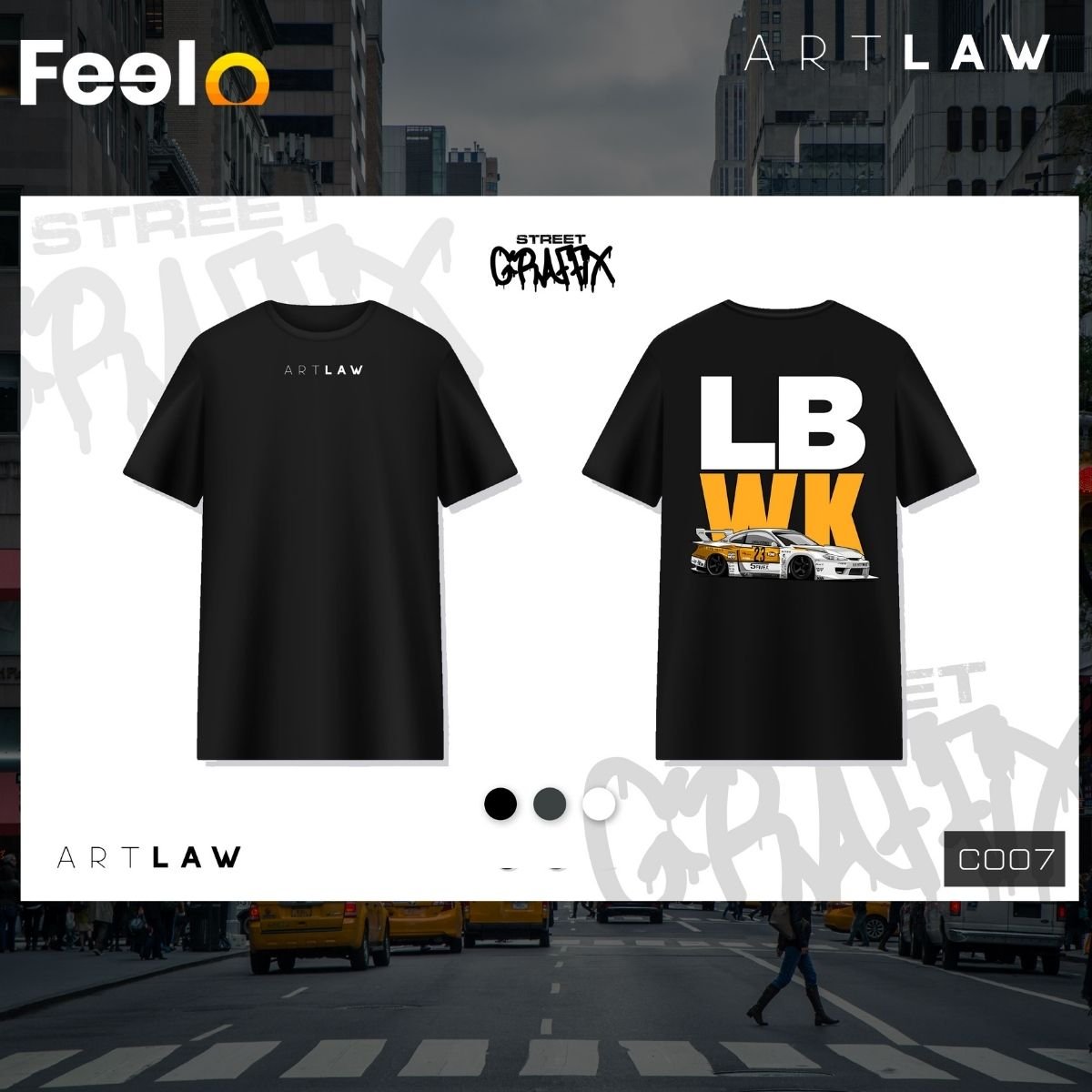 1x STREET GRAFFIX T-Shirt of Choice from ARTLAW - ARTLAW | Feelo