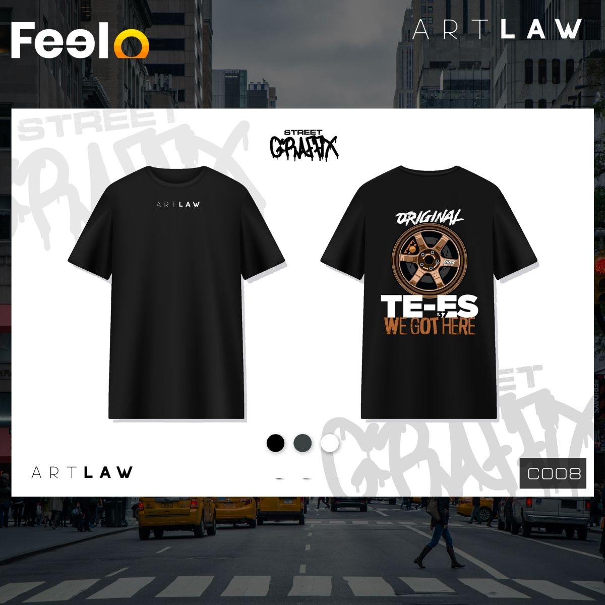 1x STREET GRAFFIX T-Shirt of Choice from ARTLAW - ARTLAW | Feelo