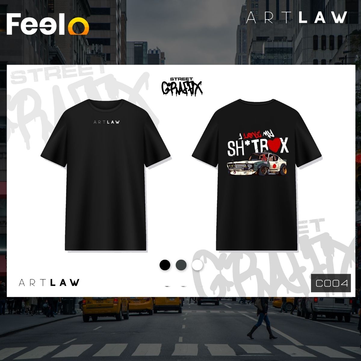 1x STREET GRAFFIX T-Shirt of Choice from ARTLAW - ARTLAW | Feelo