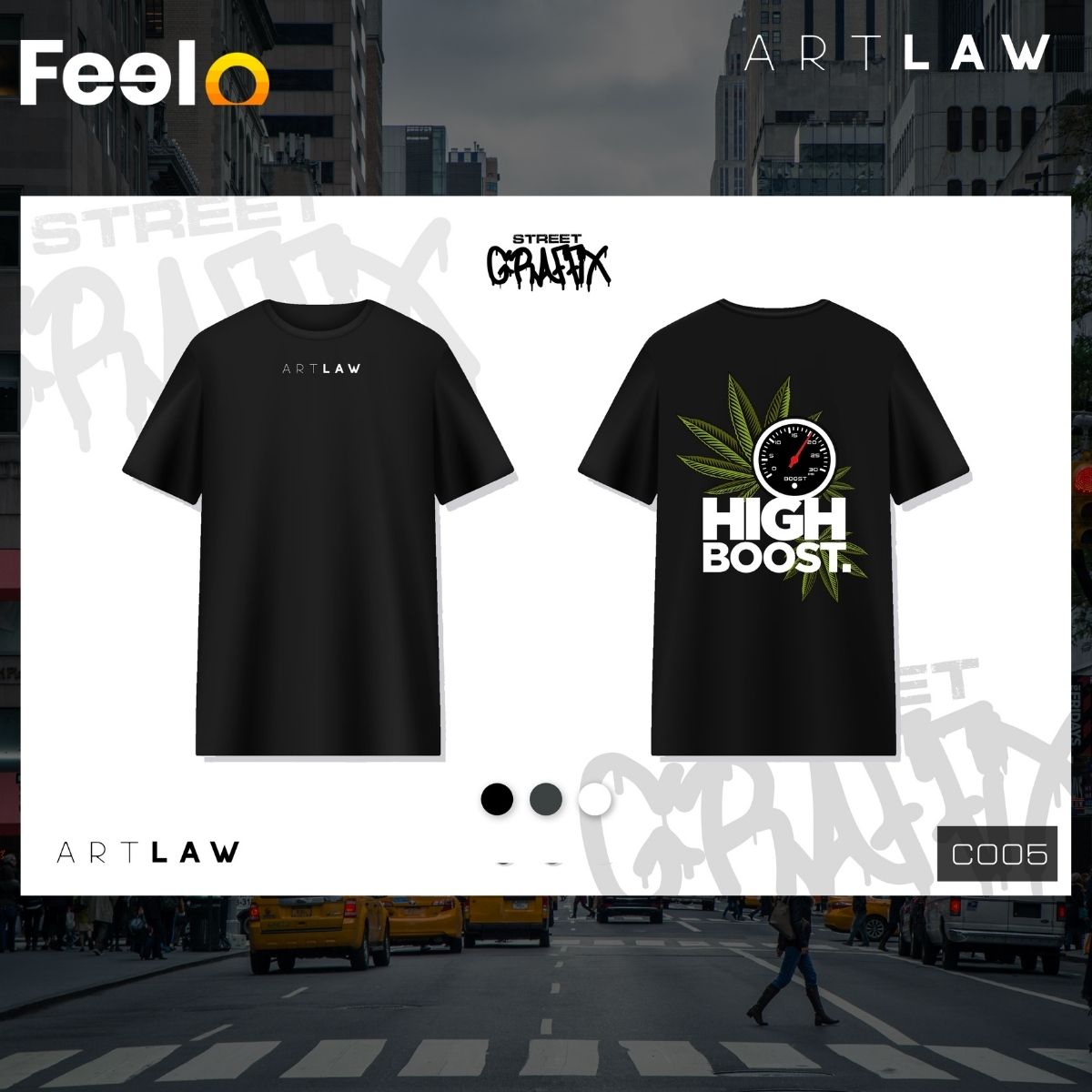 1x STREET GRAFFIX T-Shirt of Choice from ARTLAW - ARTLAW | Feelo